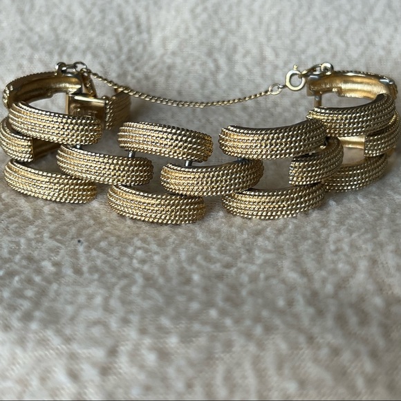 Monet Gold Tone Bracelet